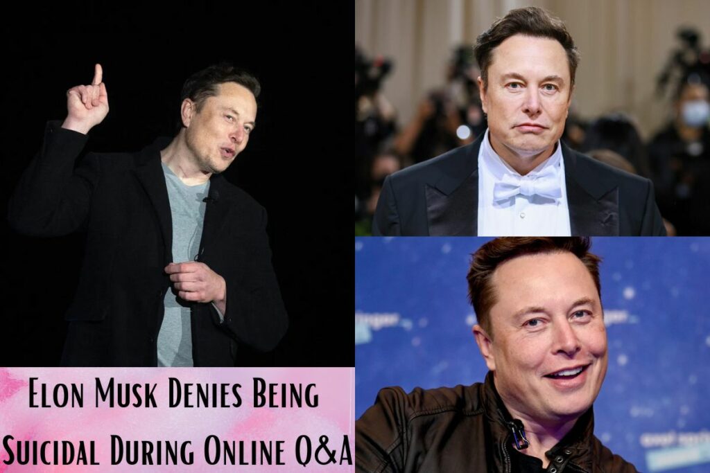 Elon Musk Denies Being Suicidal During Online Q and A