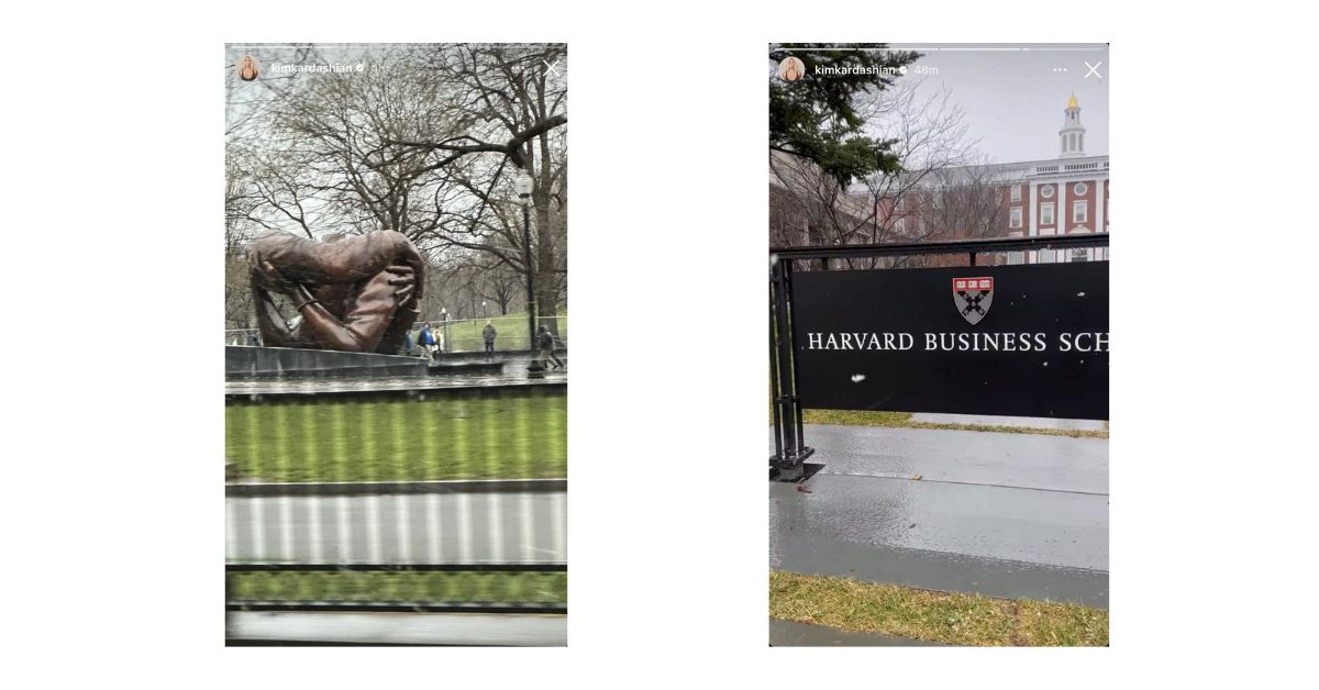Kim Kardashian Spoke at Harvard Business School in Boston