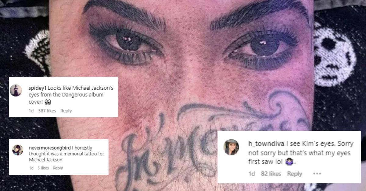 Travis Barker Inked the Eyes of Kourtney Kardashian on His Upper Thigh