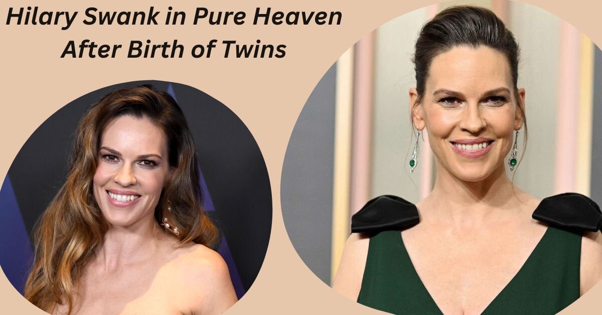 Hilary Swank in Pure Heaven After Birth of Twins