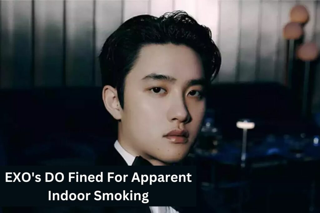 EXO's DO Fined For Apparent Indoor Smoking