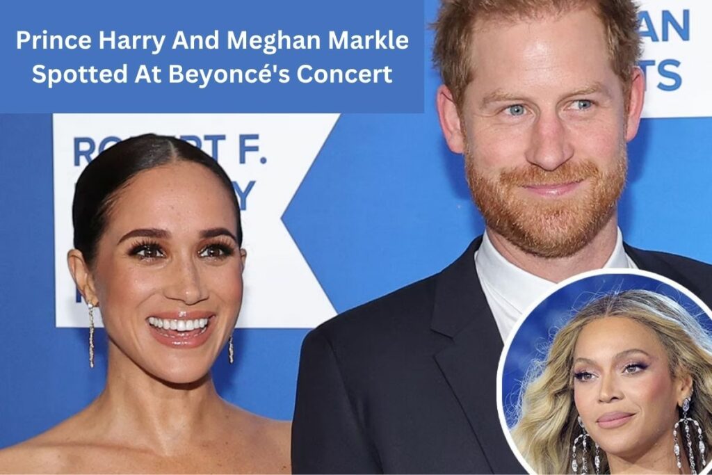 Prince Harry And Meghan Markle Spotted At Beyoncé's Concert